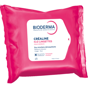Créaline H2O lingettes