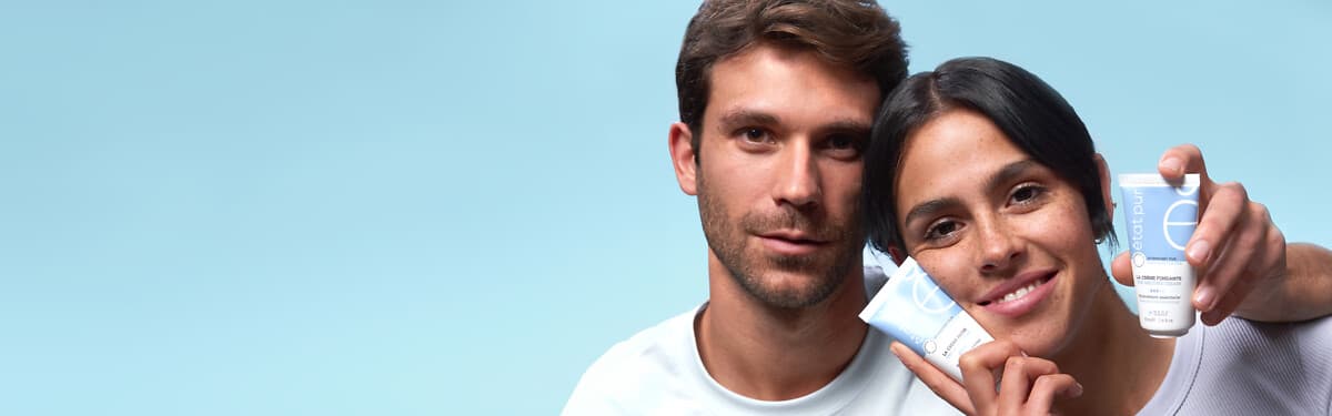 visuel femme avec produit Etat Pur