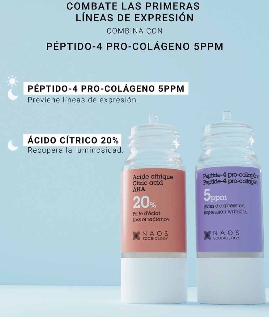 El compañero ideal del Ácido Cítrico: Péptido 4 procolágeo